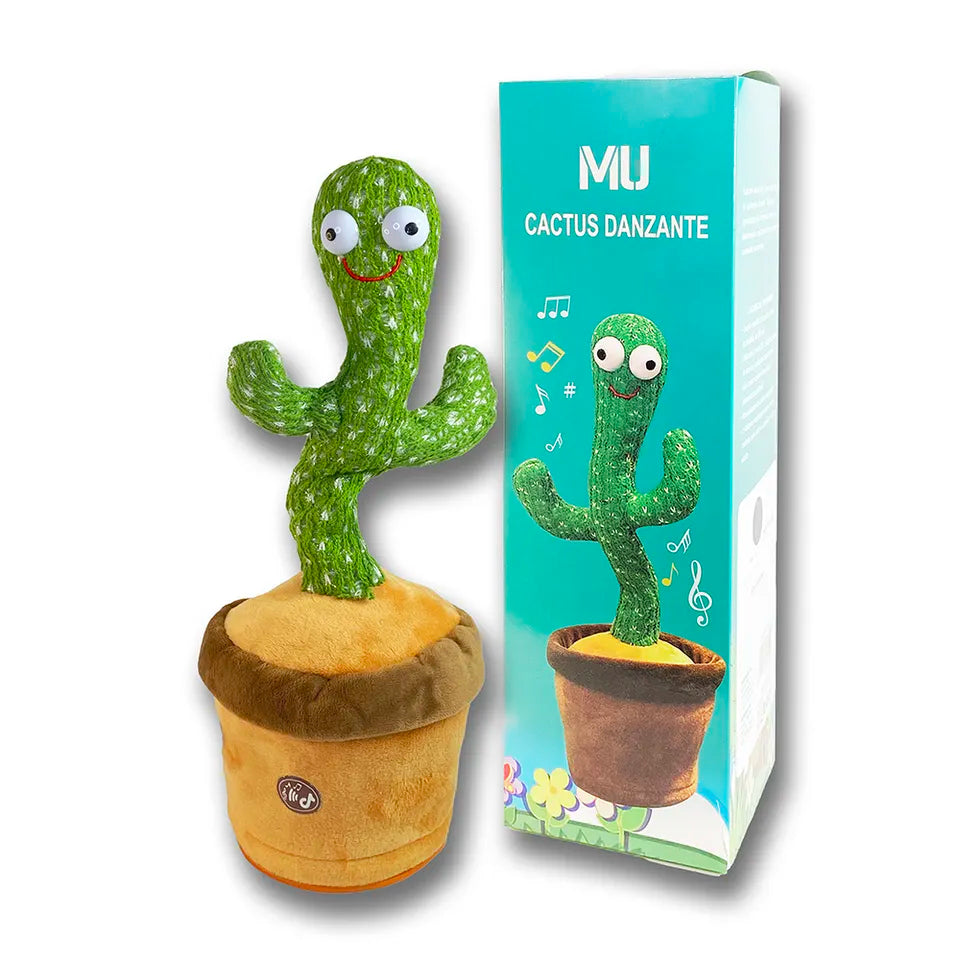 MU Cactus Ballerino Dancing Cactus: canta, balla, ripete quello tutto che dici!