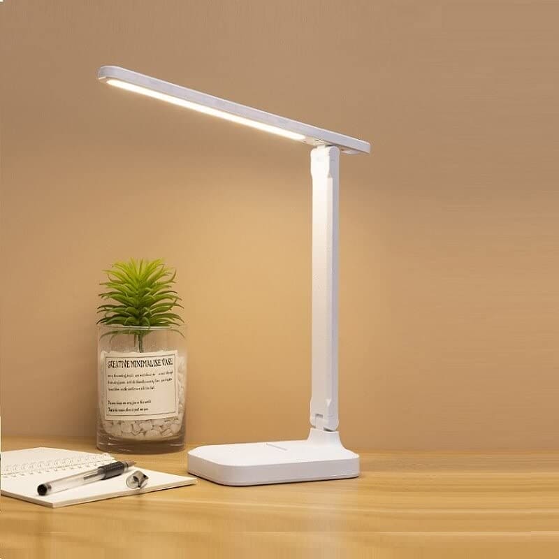 m MU Lampada da Scrivania, Lampada da Tavolo, LED Protezione Degli Occhi, Lampada Touch Control Pieghevole Per Cameretta, Ufficio, Con Porta Di Ricarica USB, 3 Modalità Di Illuminazione