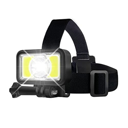 m MU Torcia Frontale, Torcia LED Ricaricabile USB, Lampada Frontale Led Ricaricabile, Impermeabile, per Campeggio, Corsa, Jogging, Pesca, Escursioni, Lavoro, Bicicletta [Classe di efficienza energetica A+++]