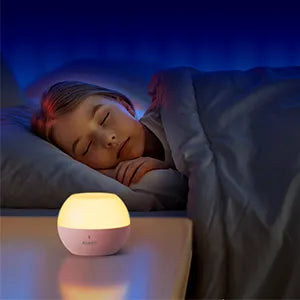 Aukey LT-ST23 2 Mini Lampada da Tavolo da Letto Luce Notturna Touch Control LED RGB IP65