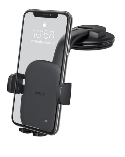 Aukey HD-C50 Supporto Porta Cellulare Magnetico per Auto Rotazione 360° Cruscotto Parabrezza