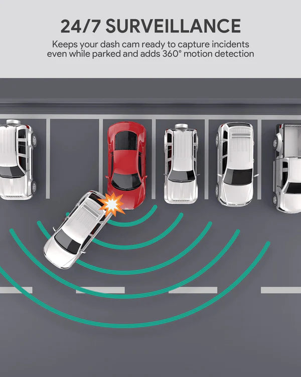 Aukey PM-YY Dash Cam Hardwire Kit, Kit Caricabatteria da Auto per Dash Cam