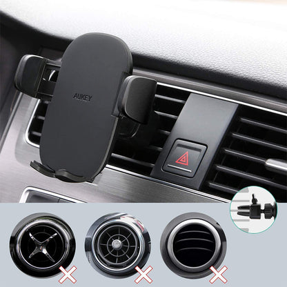 Aukey HD-C48 Mobile Phone Holder for Car 360 Degrees Air Vents