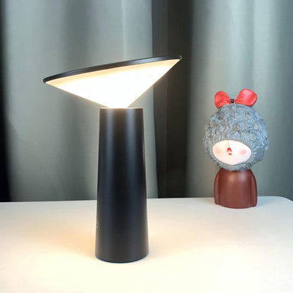 Lampada da Tavolo Senza Fili Ricaricabile USB, Lampada da Scrivania LED Dimmerabile avec Batteria, 3 Colore di Luce, Lampade da Comodino, Per Interno/Esterni, Ristorante,Studio,  [Classe di efficienza energetica A]