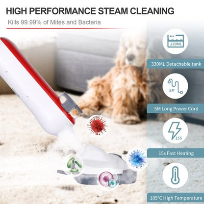 HOMCLEN Steam Mop, Floor Steamer with 330ml Water Tank SCONTO